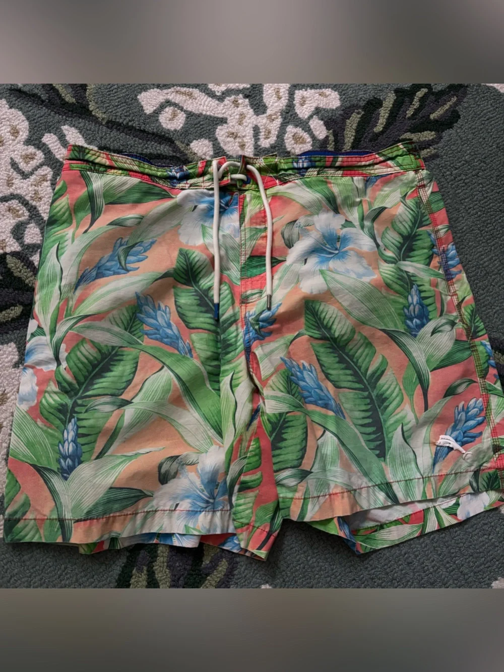 Tommy Bahama Coral Tropical Floral Swim Shorts